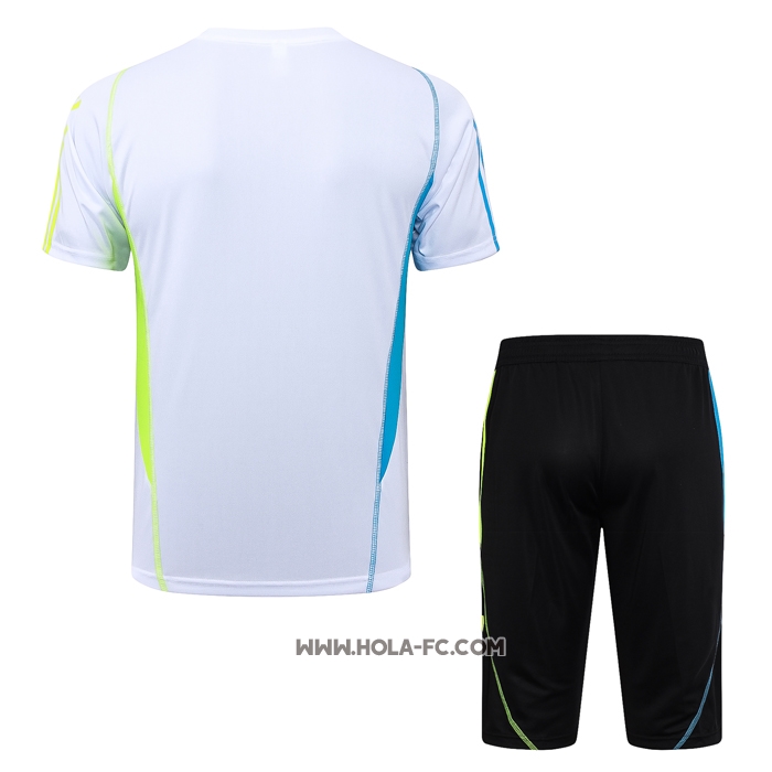 Chandal del Arsenal 2023-2024 Manga Corta Blanco - Pantalon Corto